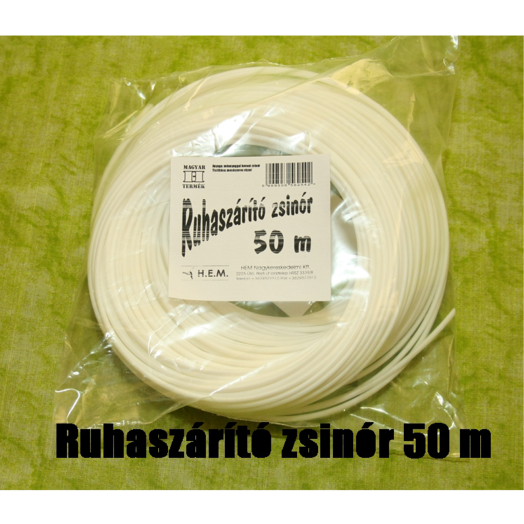 RUHASZÁRÍTÓ ZSINÓR PP 50M
