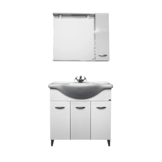 BIANCO 85 KOMPLETT FÜRDŐSZOBABÚTOR 86X88X49 CM HÁROMAJTÓS