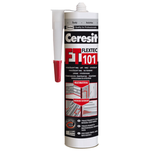 CERESIT FT101 TÖMÍTŐ ÉS RAGASZTÓ    EXTRA RUGALMAS,SZÜRKE,280ML