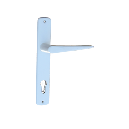 AJTÓKILINCS CZ 90MM ALUMÍNIUM FEHÉR 410M