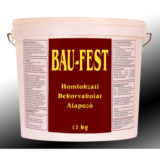 BAU-FEST HOMLOKZATI ALAPOZÓ 15KG˝35 DEKOR VAKOLATHOZ, 60M2/VÖDÖR *KAP*