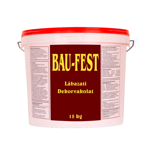 BAU-FEST LÁBAZATI DEKORVAKOLAT ˝17˝ 15KG, DRAPP, SÖTÉTBARNA, FEHÉR*KAP*