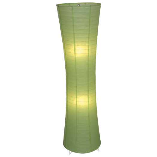 KIOTO, ÁLLÓ LÁMPA, ZÖLD M:123CM, D:30CM, 2X40W, E27