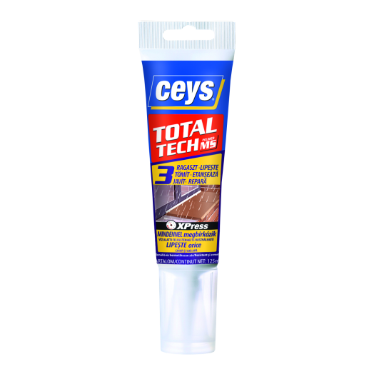 CEYS TOTAL TECH SZILIKONOS RAGASZTÓ TUBUSOS-FEHÉR 125ML