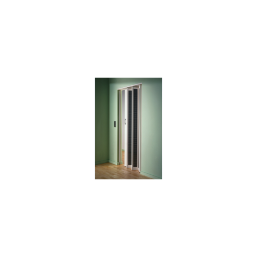 NEW GENERATION HARMONIKAAJTÓ FEHÉR  86X205CM KEREK MINTÁS ABLAKKAL