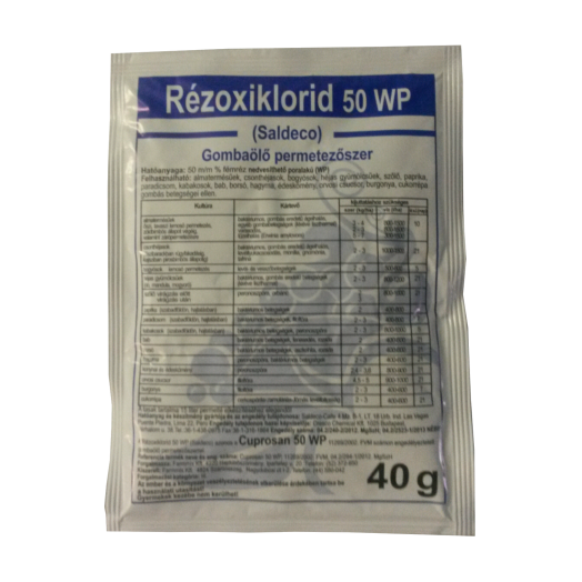 RÉZOXIKLORID 50 WP 40 G             GOMBAÖLŐ