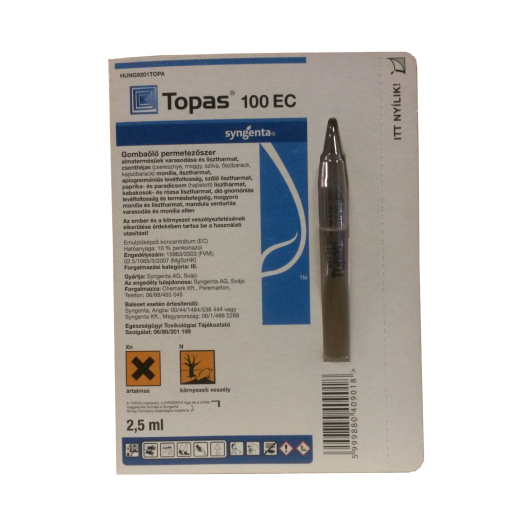 TOPAS 100 EC 2,5 ML                 GOMBAÖLŐ PERMETSZER