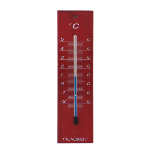 HŐMÉRŐ FA ALKOHOLOS SZÁL 23CM       KÖZEPES MÉRET, BORDÓ (ZLM003R)