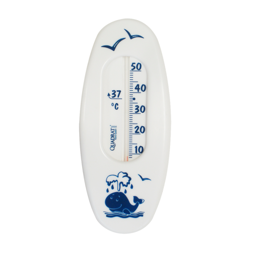HŐMÉRŐ MŰANYAG FEHÉR 15CM FIGURÁS IV. (ZLS018 B)