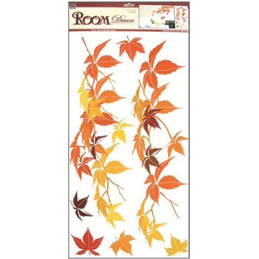 SZOBADEKOR MATRICA 69X32CM VINYL COLOR ŐSZI LEVELEK, WB026/533
