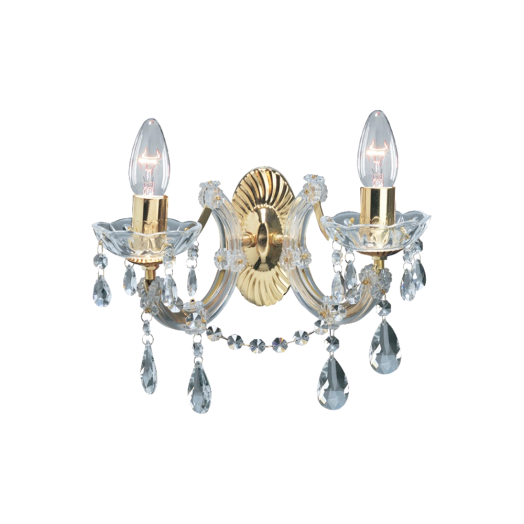 MARIA FALIKAR 2XE14 40W ARANY       32X20CM 699-2               S.LIGHT