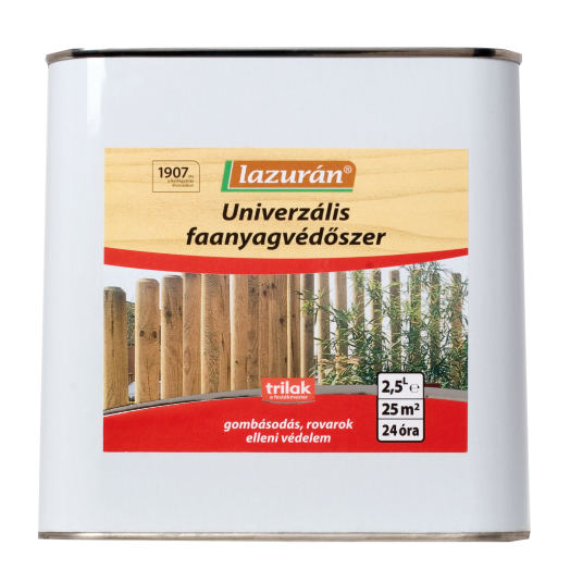 LAZURÁN UNIVERZÁLIS FAANYAGVÉDOSZER 2,5 L,SZÍNTELEN,OLDÓSZ. (R:223384)