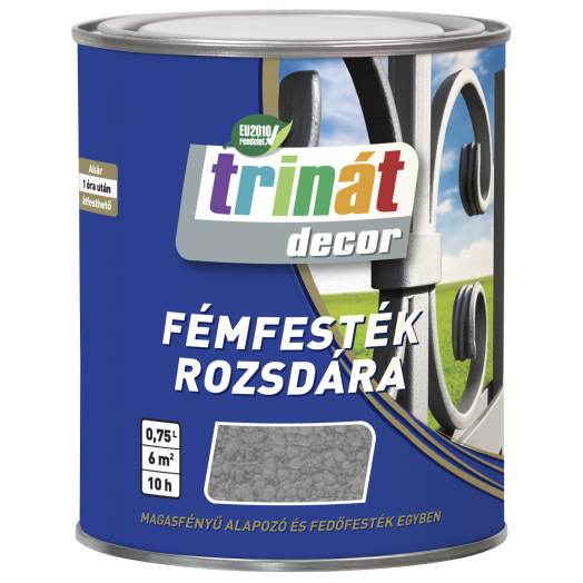 TRINÁT DECOR FÉMFESTÉK ROZSDÁRA 0,75L KALAPÁCSLAKK BARNA