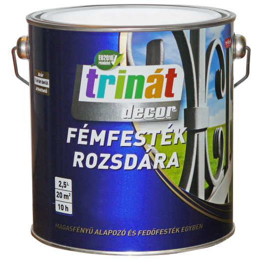 TRINÁT DECOR FÉMFESTÉK ROZSDÁRA 2,5L EZÜST
