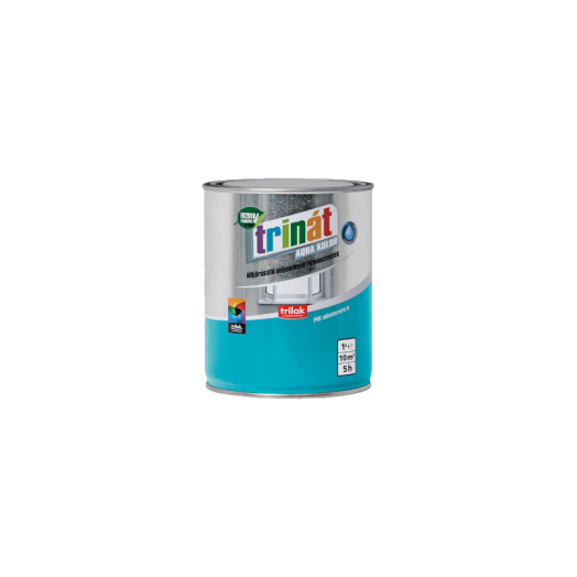 TRINÁT AQUAKOLOR ZOMÁNCFESTÉK 1L SELYEMFÉNYU FEHÉR (R:275476)