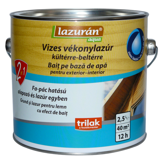 LAZURÁN VÉKONYLAZÚR AQUA 2IN1 2,5L  TEAK (R:283209)