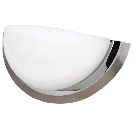 FALI LÁMPA E27 60W KEREK 31X11CM KRÓM HL634W HOROZ