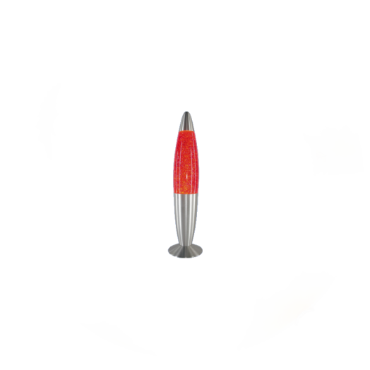 GLITTER MINI LÁVALÁMPA PIROS