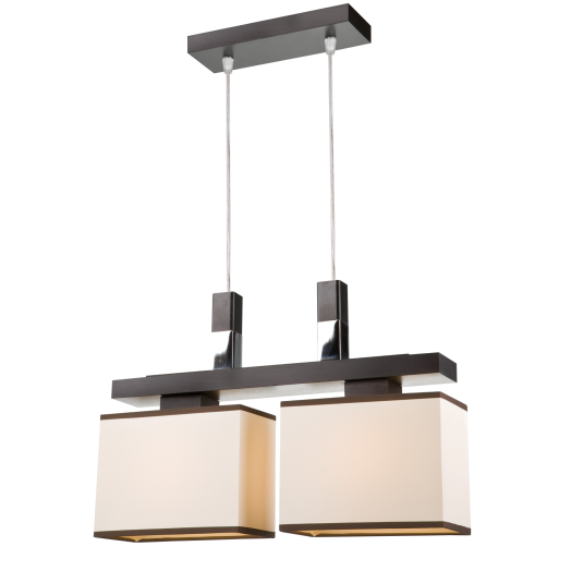 AMELIA FÜGGESZTÉK 2X60W E27 BARNA