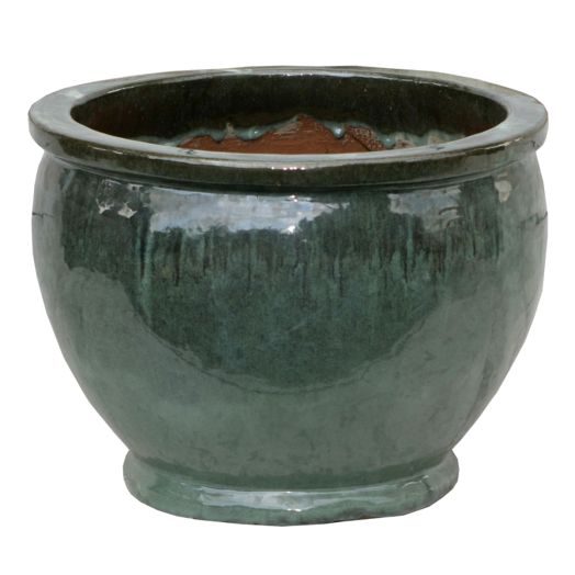 KERÁMIA CSERÉP JADE ZÖLD 30*19 CM