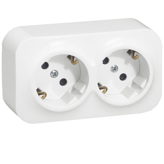 FORIX IP20, FK 2X2P+F ALJZAT 16A FEHÉR