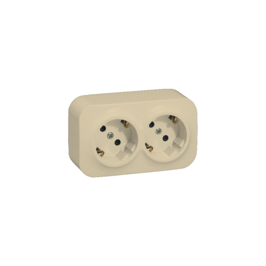 FORIX IP20, FK 2X2P+F ALJZAT 16A BÉZS