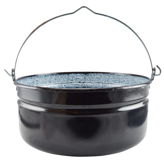 ZOMÁNC HALFŐZŐ BOGRÁCS 14L          D33,5CM/32CM MAG:18CM