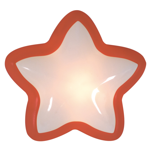 CSILLAG ÉRINTŐSLÁMPA 4*AA 1,5V      ELEM TARTOZÉK 14CM PIROS