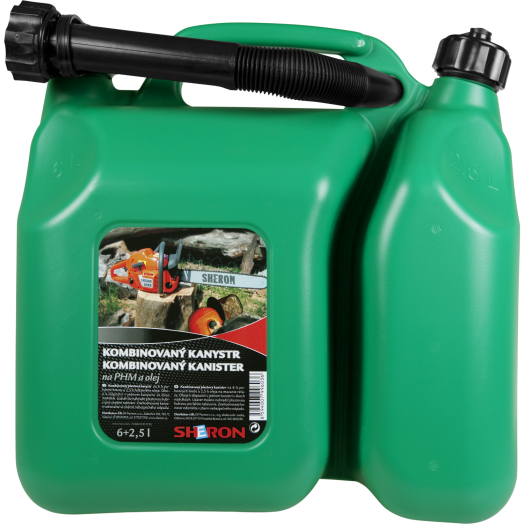 KOMBINÁLT ÜZEMANYAG KANNA 6L + 2,5L ZÖLD