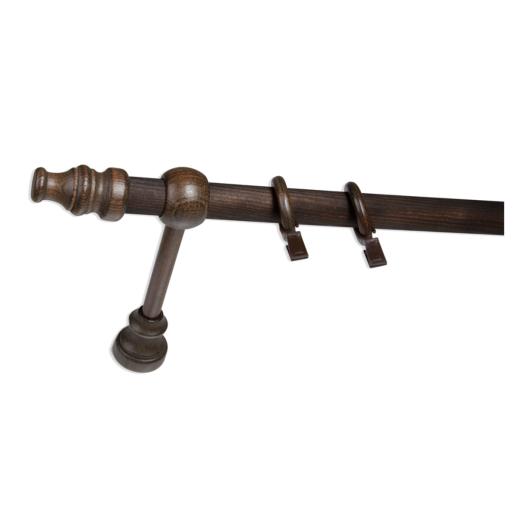 FA KARNIS SZETT 250CM EGYSOROS 28MM WENGE (RÚD,TARTÓ,GYŰRŰ,CSAVAR)