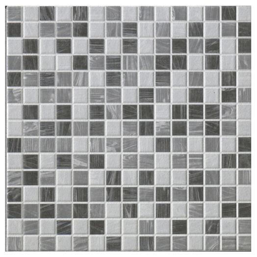 NERO FALI CSEMPE MOZAIK 34X34CM