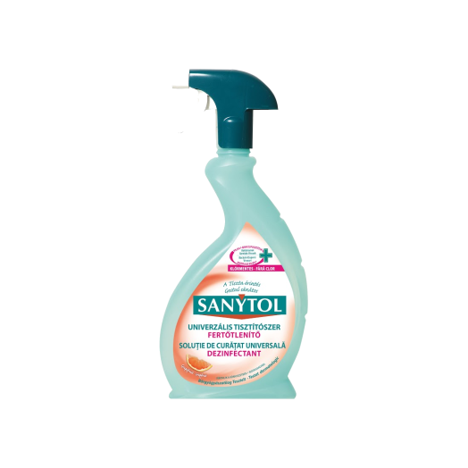 SANYTOL UNIVERZÁLIS FERTŐTLENÍTŐ    SPRAY GRAPEFRUIT 500ML