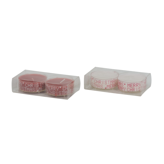MÉCSES KARÁCSONYI 5CM 2DB-OS 2FÉLE 70G KARÁCSONY 2015