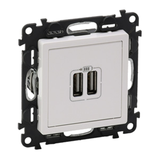 VALENA LIFE DUPLA USB TÖLTŐ FEHÉR
