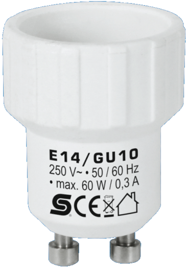 FOGLALAT ÁTALAKÍTÓ ADAPTER E14/GU10