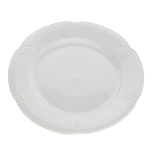 PORCELÁN TÁNYÉR 22CM CSIPKE MINTÁS