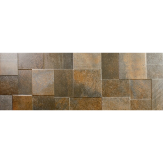 KER FUTURE DEKOR CSEMPE 25X70CM BARNA, 1,23M2/CS *KAP*