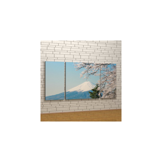 VÁSZONKÉP KOMPLEX 125X60CM          JAPÁN ÜNNEPE