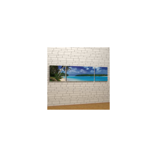VÁSZONKÉP KOMPLEX 125X30CM PIHENÉS A PARADICSOMBAN