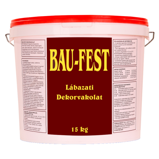 BAU-FEST LÁBAZATI DEKORVAKOLAT "47" 15 KG *KAP*