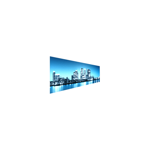 VÁSZONKÉP PANORÁMA 150X50CM CANARY WHARF ÜZLETI NEGYED LONDON