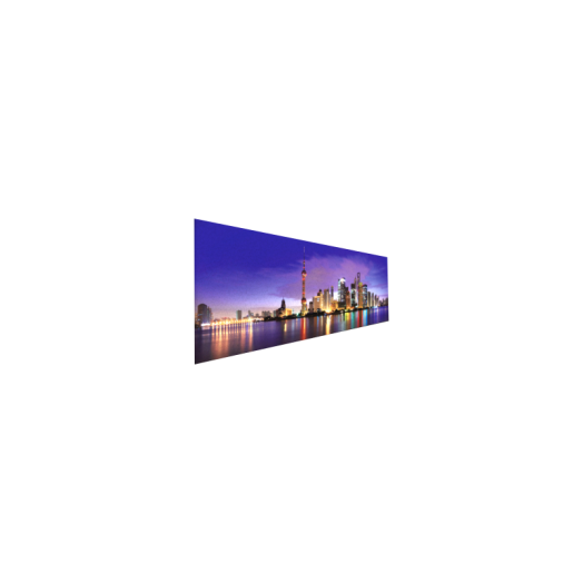 VÁSZONKÉP PANORÁMA 150X50CM SHANGHAJ HAJNALBAN