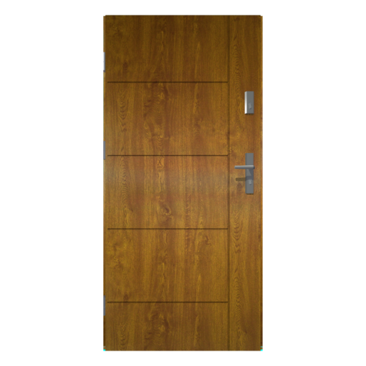 LINEA BEJ.ACÉL AJTÓ KÜLTÉRI JOBB ARANY TÖLGY 89X210CM PRIME 55