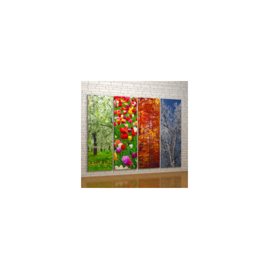 VÁSZONKÉP KOMPLEX 167X120CM TAVASZTÓL A TÉLEN ÁT