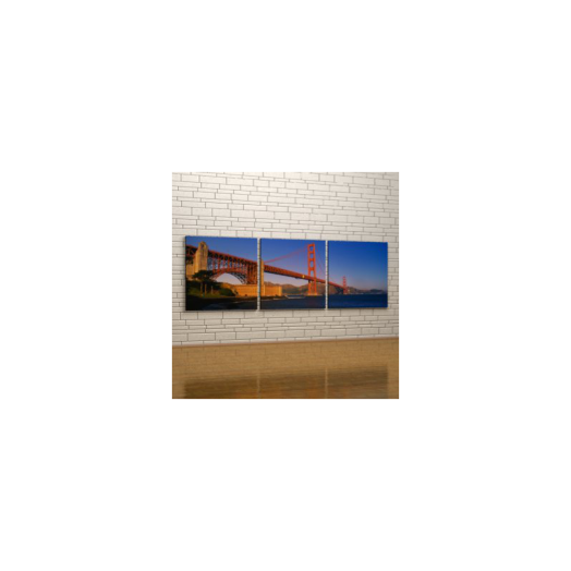 VÁSZONKÉP KOMPLEX 155X50CM A GOLDEN GATE HÍD