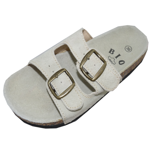 NŐI BŐR BIOPAPUCS 36-41 (BÉZS)      BŐRFELSŐ TEXTIL/BŐR BÉLÉS MŰTALP