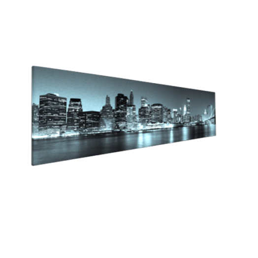 VÁSZONKÉP PANORÁMA 150X50CM         PANORÁMA KILÁTÁS NEW YORK-RA