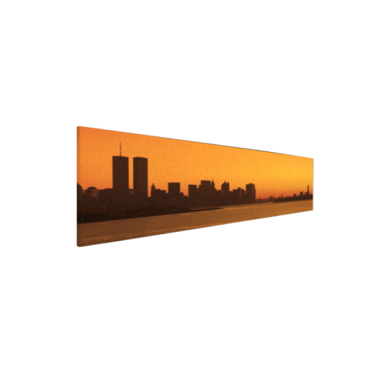 VÁSZONKÉP PANORÁMA 150X50CM         MANHATTAN LÁTKÉPE NEW JERSEYBŐL