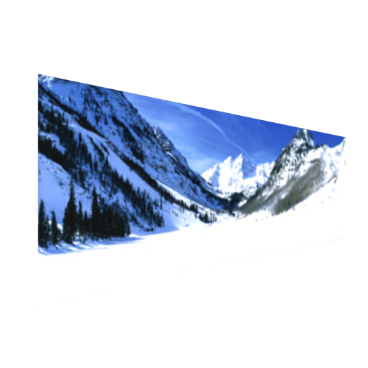 VÁSZONKÉP PANORÁMA 90X30CM          MAROON BELLS