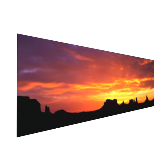 VÁSZONKÉP PANORÁMA 120X40CM MONUMENT VALLEY